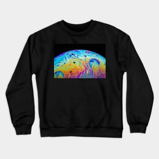 Soap Bubble Close Up Crewneck Sweatshirt